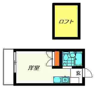 東京都国分寺市日吉町2【アパート】の間取り