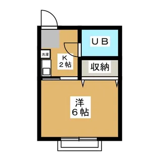 第1ハイアール西調布【2階】の間取り