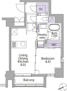 イプセ代々木【5階】の間取り