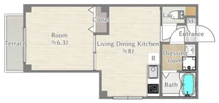 ライトアップ吉祥寺【1階】の間取り