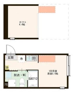 (仮称)栗原三丁目2 Designer AVAND【1階】の間取り