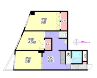 東京都江東区清澄1【マンション】の間取り
