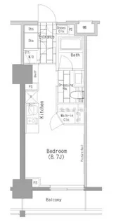 ザ・パークハビオ上野レジデンス【2階】の間取り