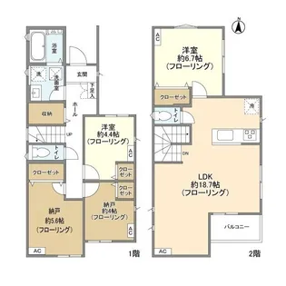埼玉県さいたま市北区日進町2【一戸建】の間取り