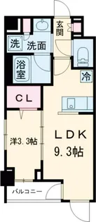 ルミーク北千住【1階】の間取り