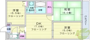 コンフォール壱番館【3階】の間取り