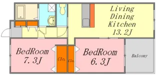 広島県広島市佐伯区隅の浜1【マンション】の間取り