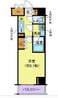 ディアレイシャス港区海岸【4階】の間取り