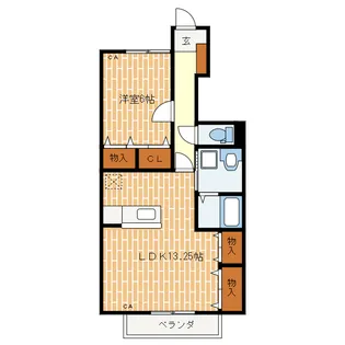 静岡県磐田市豊浜【アパート】の間取り