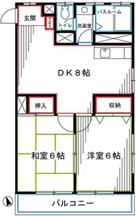 国分寺ヴィレッジ【1階】の間取り