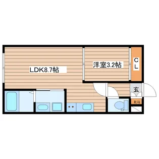 オニキス薬師堂【1階】の間取り