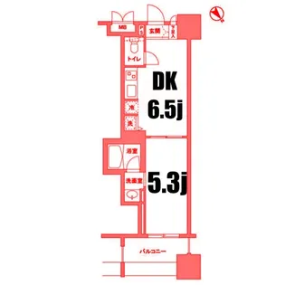 パークフラッツ横濱公園【7階】の間取り