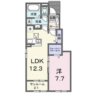 ナトリア ポート【1階】の間取り