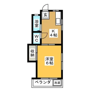 コーポみずたに【2階】の間取り