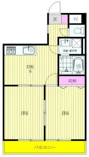 菊野台KYハイツ【3階】の間取り