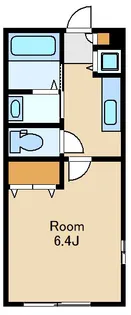 東京都中野区弥生町5【アパート】の間取り