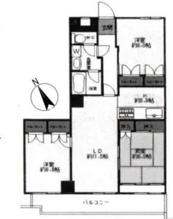 ゲオ・タワー池袋【3階】の間取り
