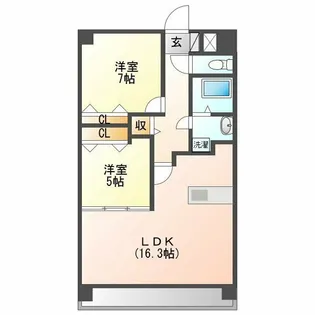 Da gart【3階】の間取り