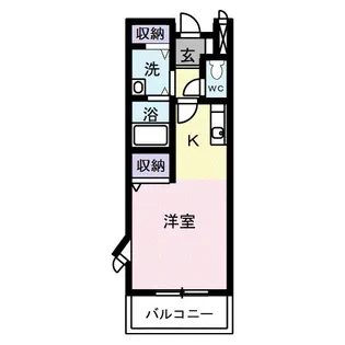 メゾンアンソレイユ【2階】の間取り