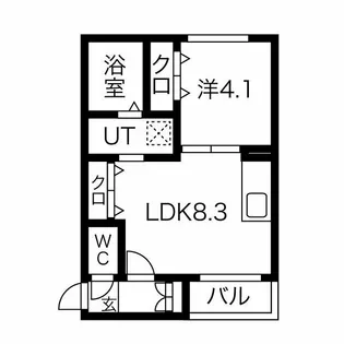 セントラルパーク中村公園【2階】の間取り