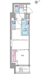 クレヴィアリグゼ世田谷松陰神社前【7階】の間取り