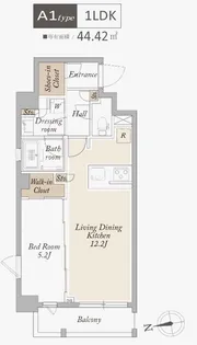 アジールコート武蔵新田【2階】の間取り