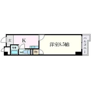 ハイツ金山【4階】の間取り