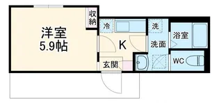 リラIkuta【1階】の間取り
