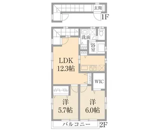 つかさガーデン【2階】の間取り