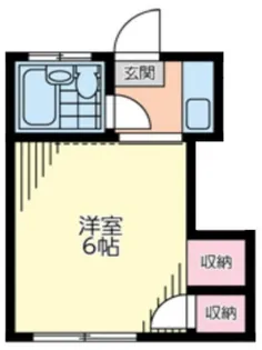 ドリームコーポ【1階】の間取り