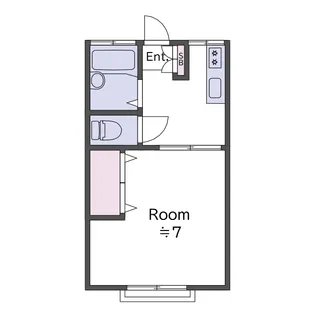 けやき荘【2階】の間取り