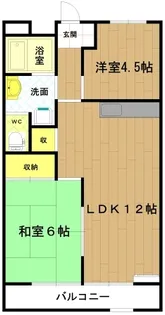 三重県伊勢市小俣町元町【アパート】の間取り