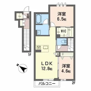 シティプラザ代官町 E【2階】の間取り