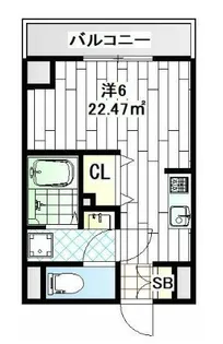 Liberty大通り公園【7階】の間取り