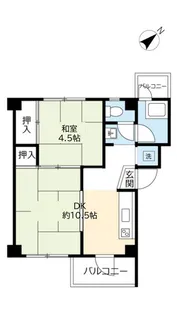 UR助松【4階】の間取り