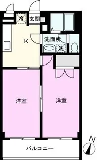 アンプルール フレア【1階】の間取り