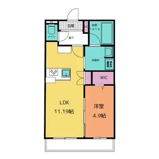 Menera【4階】の間取り