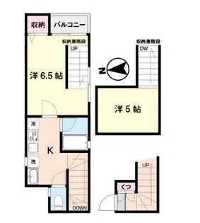 東京都中野区新井1【アパート】の間取り