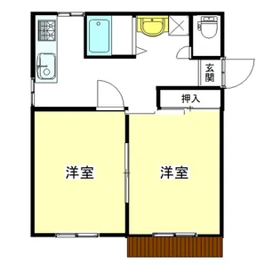 S&Kコーポ【1階】の間取り