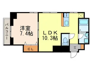 Myu【3階】の間取り