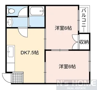 エトワルK.【4階】の間取り