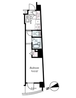 SIN-City東陽町【3階】の間取り