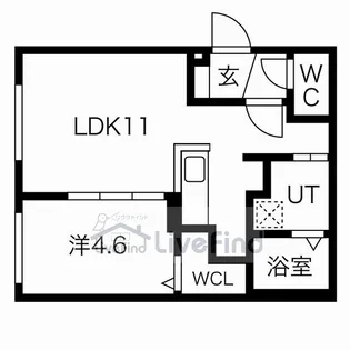 北海道札幌市厚別区大谷地西5【マンション】の間取り