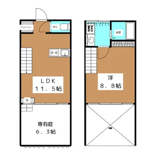 UNO【1階】の間取り