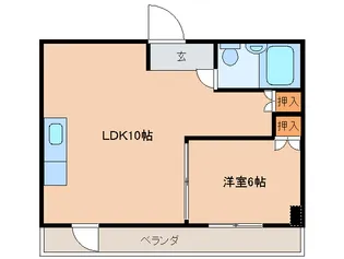 カーサベラ桜川【8階】の間取り