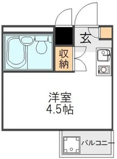 ホワイトハウスQ【1階】の間取り