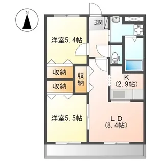 ノーヴァ21【2階】の間取り