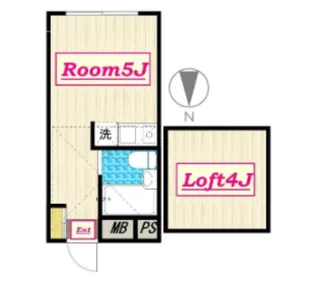 アップルハウス等々力【2階】の間取り