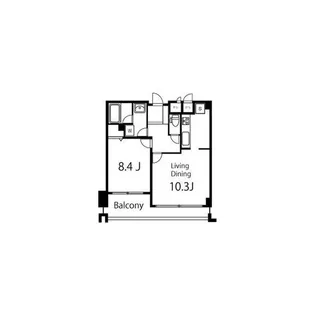 東京都杉並区方南1【マンション】の間取り