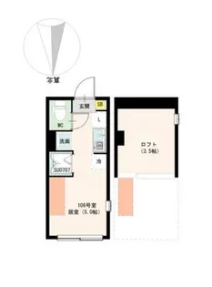 ハーモニーテラス東大泉III【1階】の間取り